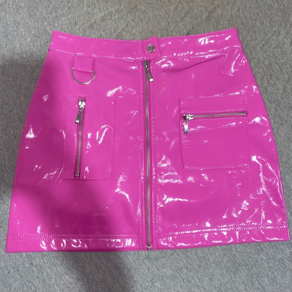 Barbie Pink Patent Leather Skirt